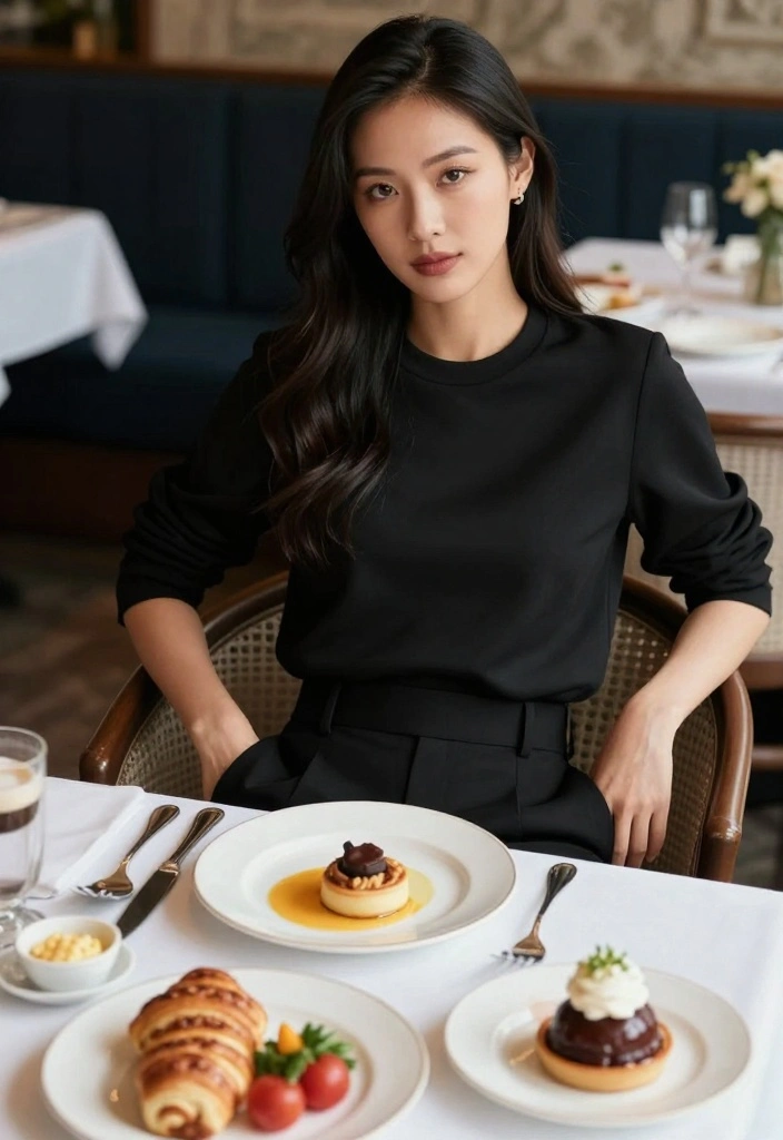 16 Casual Brunch Outfit Ideas That Still Look Put-Together - 11. Monochrome Magic with a Twist 1