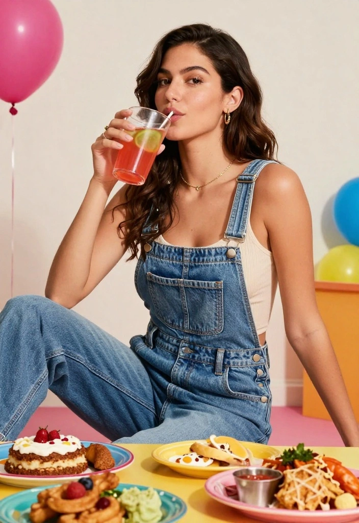 16 Casual Brunch Outfit Ideas That Still Look Put-Together - 15. Casual Overalls for a Fun Twist 1