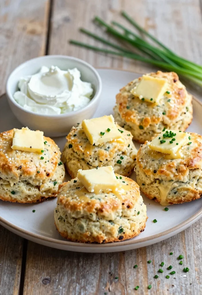 16 Easy Brunch Menu Ideas for Stress-Free Hosting - 11. Savory Scones with Cheese and Chives 1