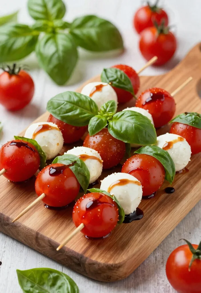 16 Easy Brunch Menu Ideas for Stress-Free Hosting - 13. Caprese Skewers 1