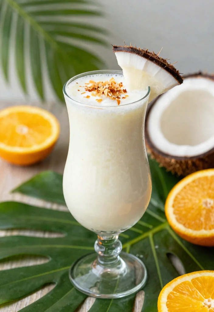 16 Mimosa Bar Ideas for a Brunch Party Everyone Will Love - 9. Coconut Mimosa 1