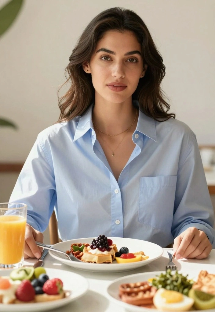16 Senior Brunch Outfit Ideas That Are Comfortable and Chic - 11. Chic Layers with a Classic Button-Up 1