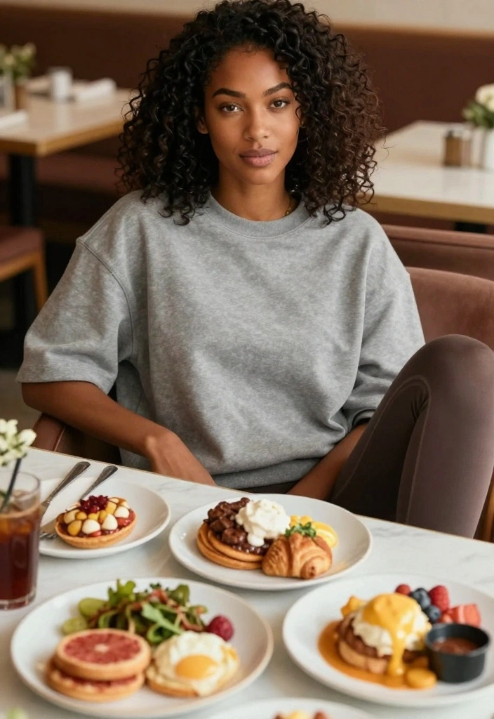 16 Senior Brunch Outfit Ideas That Are Comfortable and Chic - 9. Layered Oversized Top with Leggings 1
