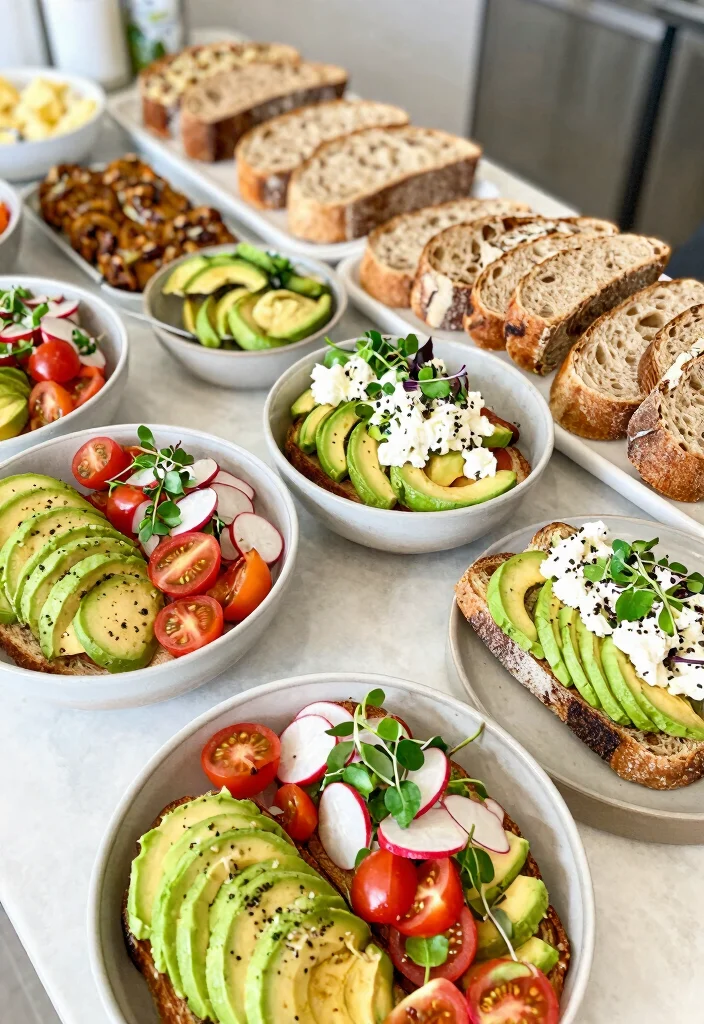 17 Brunch Bridal Shower Ideas for a Stylish Celebration - 2. Avocado Toast Station 1