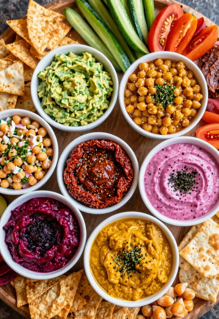 17 Brunch Charcuterie Board Ideas for Entertaining in Style - 10. Flavorful Dips 1