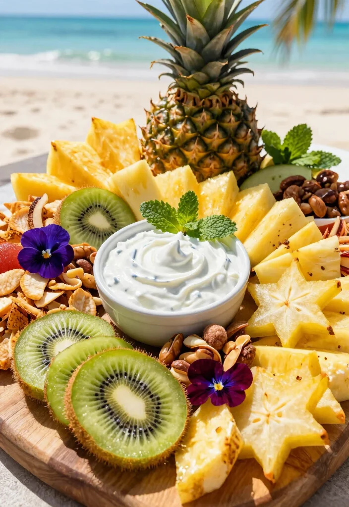 17 Brunch Charcuterie Board Ideas for Entertaining in Style - 2. Tropical Paradise 1