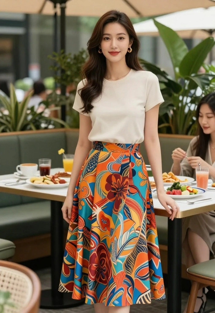 17 Brunch Outfit Ideas for Black Women That Are Stylish and Comfortable - 4. Statement Skirts 1