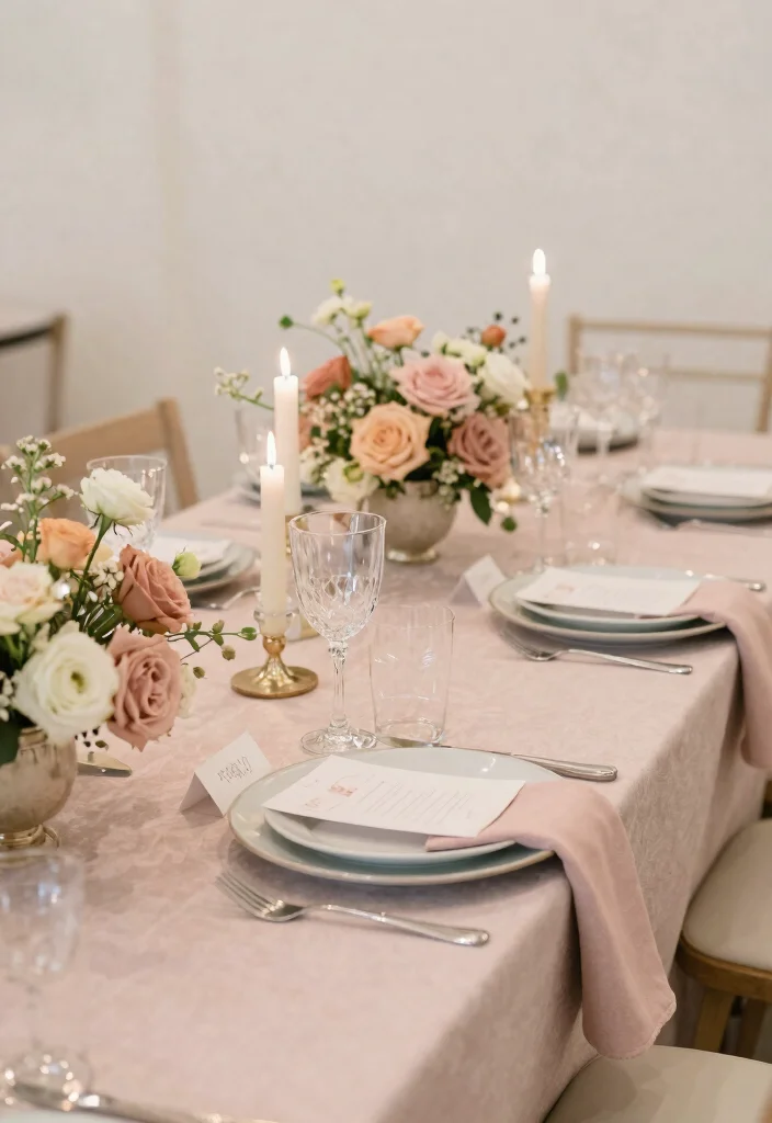 17 Brunch and Bubbly Bridal Shower Ideas for a Fun Celebration - 11. Stylish Table Settings 1