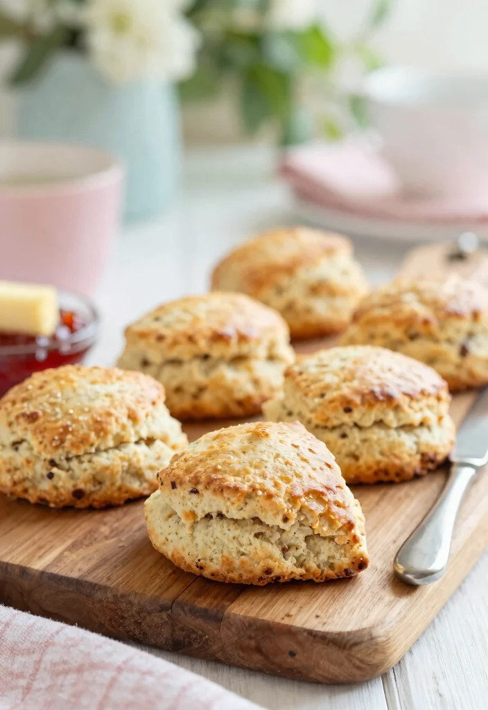 17 Valentine's Day Brunch Ideas for a Sweet Celebration - 14. Vegan Scones with Jam 1