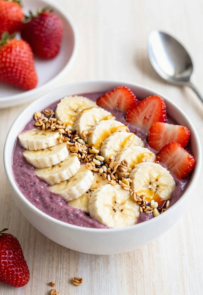 17 Valentine's Day Brunch Ideas for a Sweet Celebration - 3. Vegan Berry Smoothie Bowl 1