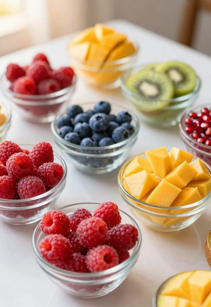 17 Waffle Bar Ideas for a Fun Brunch Party Theme - 2. Fruit Medley Extravaganza 1