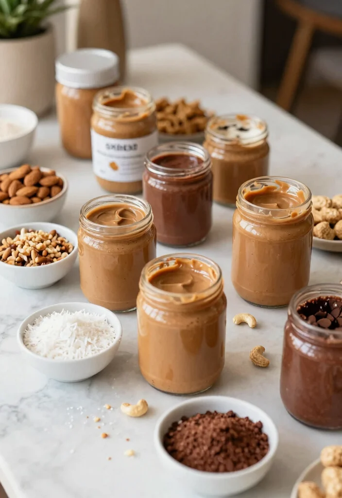 17 Waffle Bar Ideas for a Fun Brunch Party Theme - 3. Gourmet Nut Butters Station 1