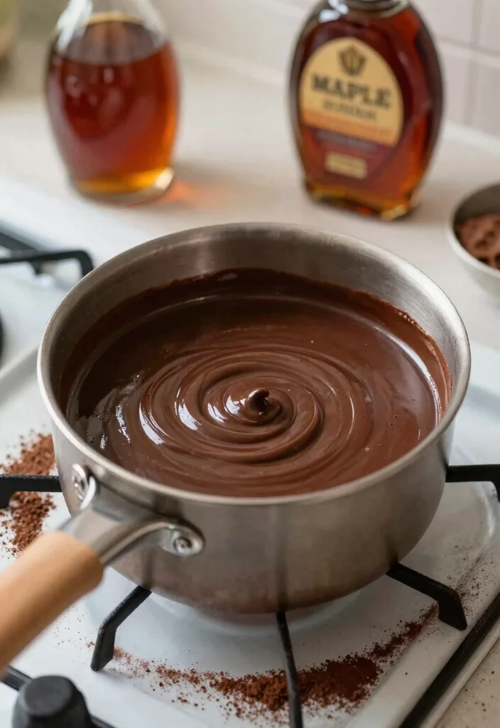 17 Waffle Bar Ideas for a Fun Brunch Party Theme - 4. Vegan Chocolate Sauce 1