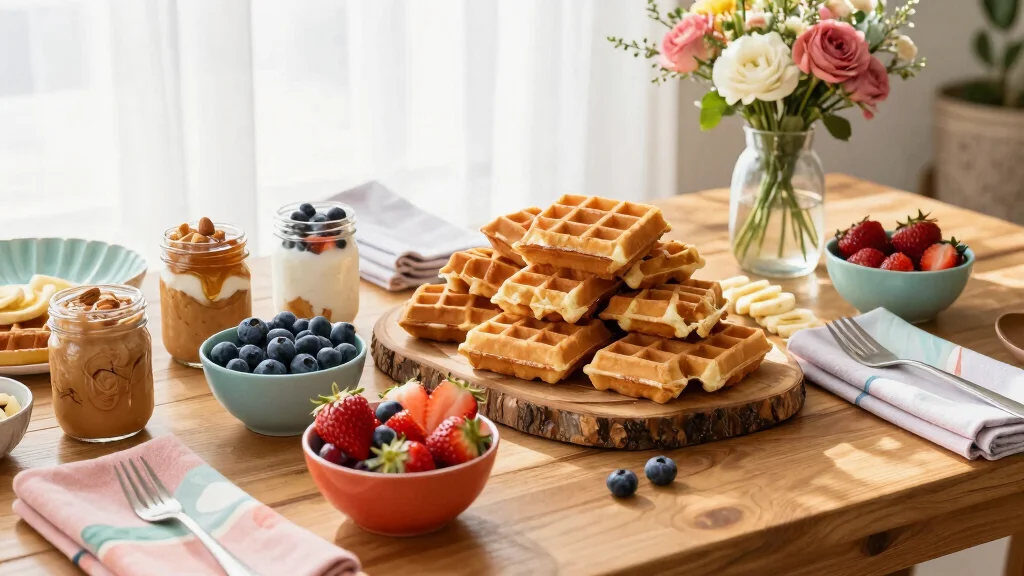 17 Waffle Bar Ideas for a Fun Brunch Party Theme