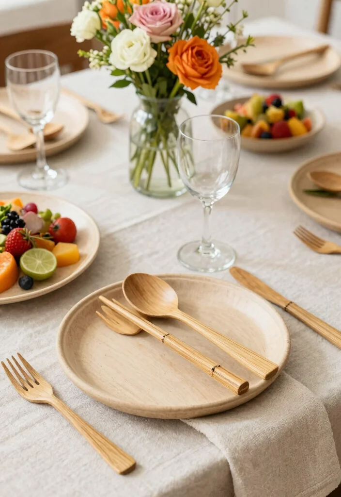 18 Baby Shower Brunch Ideas Perfect for Hosting at Home - 13. Sustainable Tableware 1