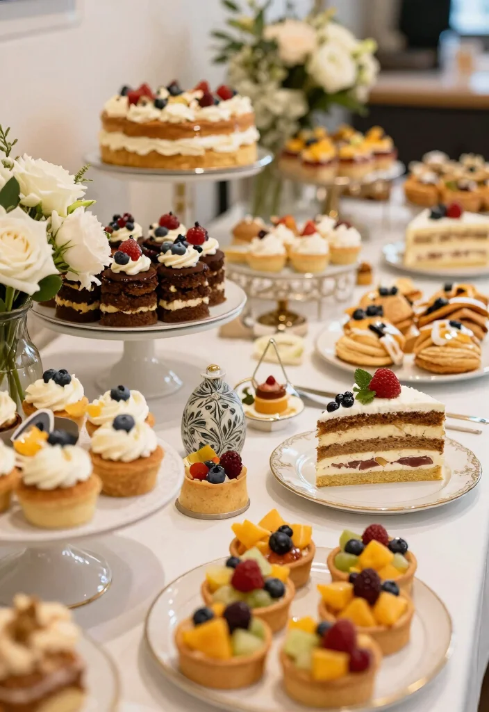 18 Baby Shower Brunch Ideas Perfect for Hosting at Home - 16. A Sweet Ending: Dessert Table 1