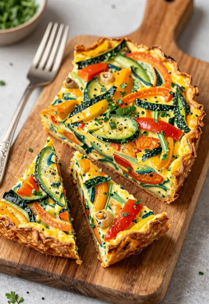 18 Breakfast Buffet Brunch Party Ideas for Feeding a Crowd - 17. Seasonal Vegetable Frittata 1