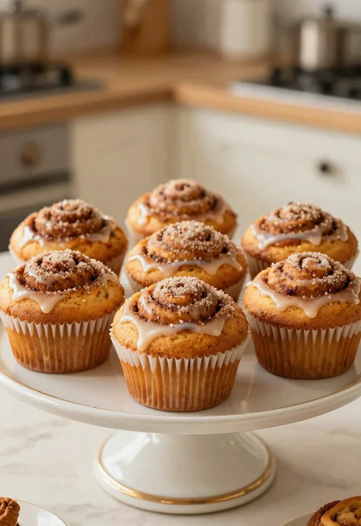 18 Breakfast Buffet Brunch Party Ideas for Feeding a Crowd - 6. Cinnamon Roll Muffins 1