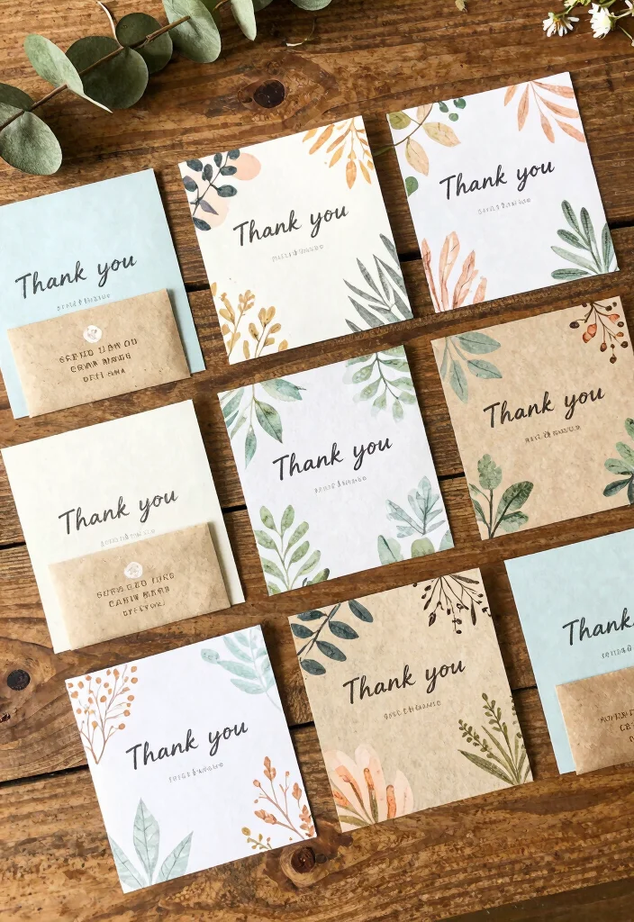 18 Brunch Baby Shower Ideas That Are Cute, Easy, and Crowd-Pleasing - 15. Personalized Thank You Notes 1