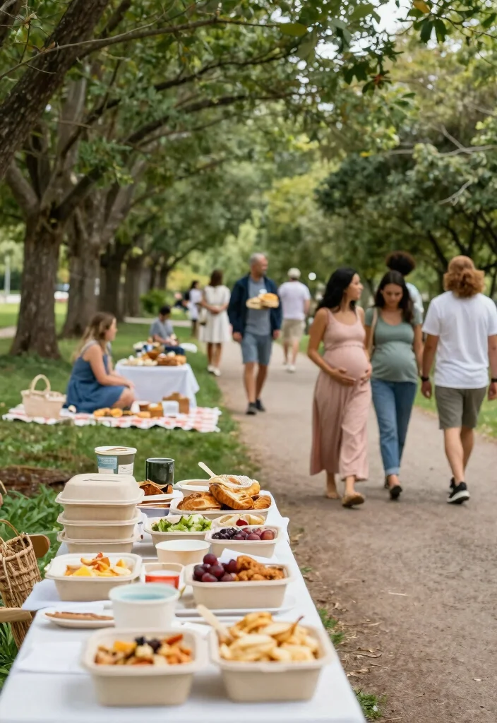 18 Brunch Baby Shower Ideas That Are Cute, Easy, and Crowd-Pleasing - 16. Nature Walk Baby Shower 1