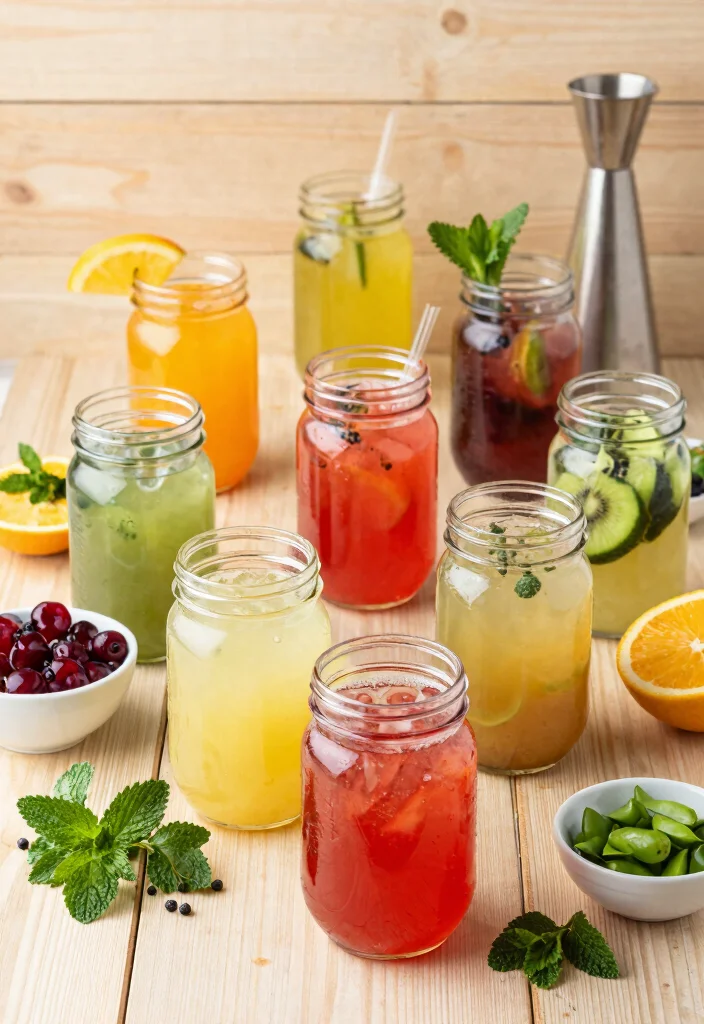 18 Brunch Baby Shower Ideas That Are Cute, Easy, and Crowd-Pleasing - 5. Signature Mocktails 1