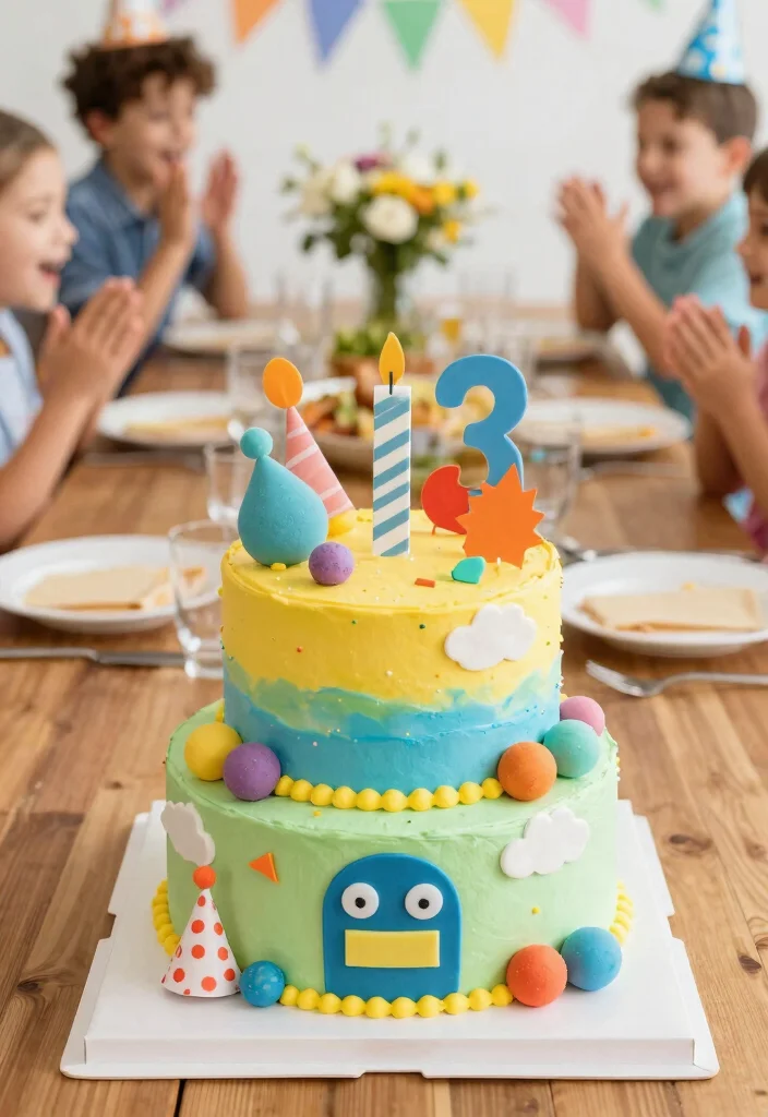 18 Brunch Birthday Party Ideas That Work at Home - 15. Creative Brunch Cake 1