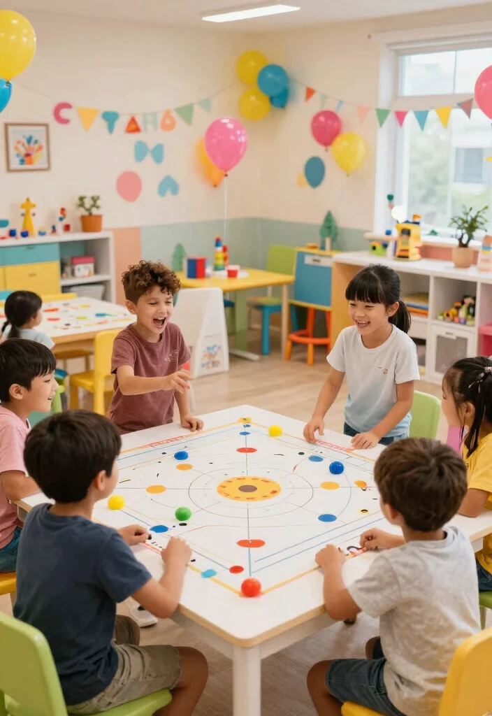 18 Brunch Birthday Party Ideas That Work at Home - 16. Themed Games Corner 1