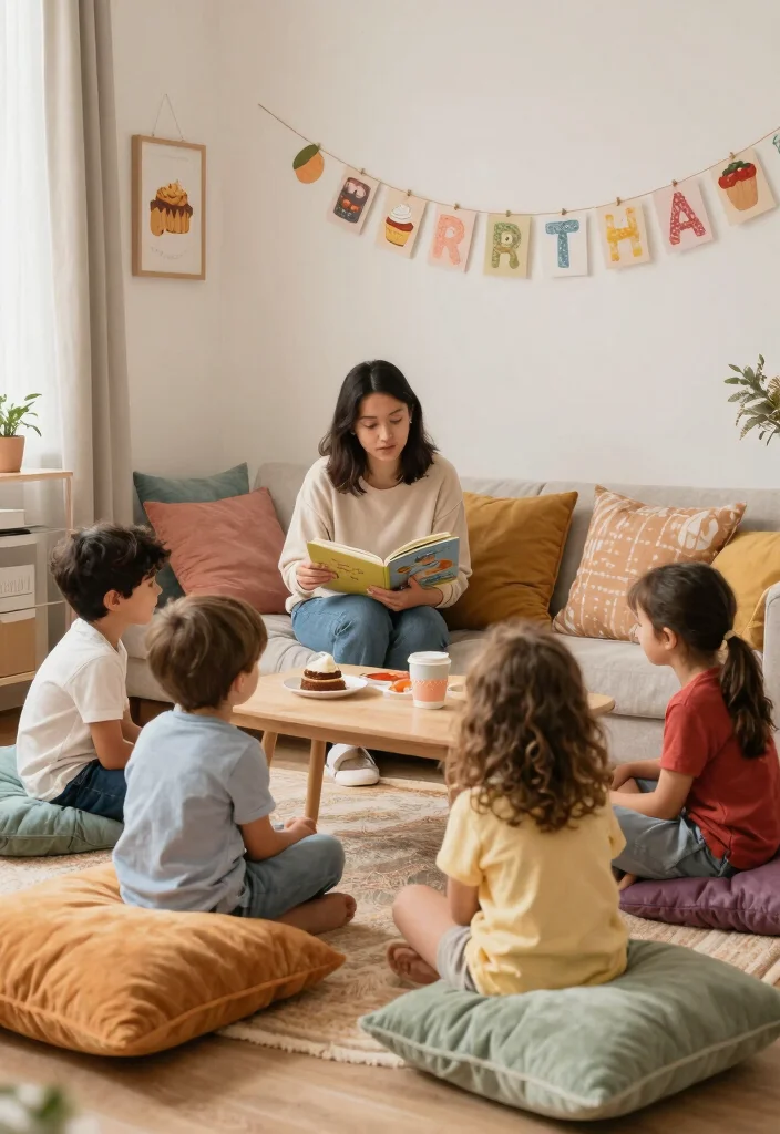 18 Brunch Birthday Party Ideas That Work at Home - 17. Brunch-Themed Storytime 1