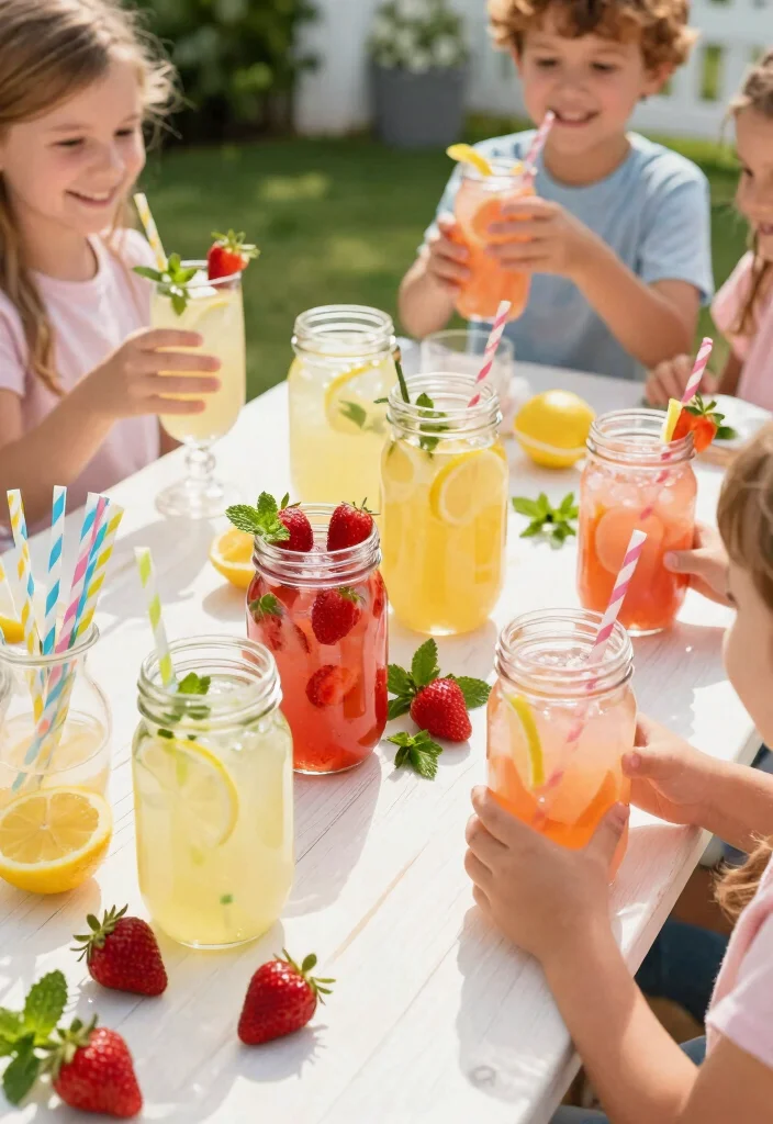18 Brunch Birthday Party Ideas That Work at Home - 3. Fruity Lemonade Bar 1
