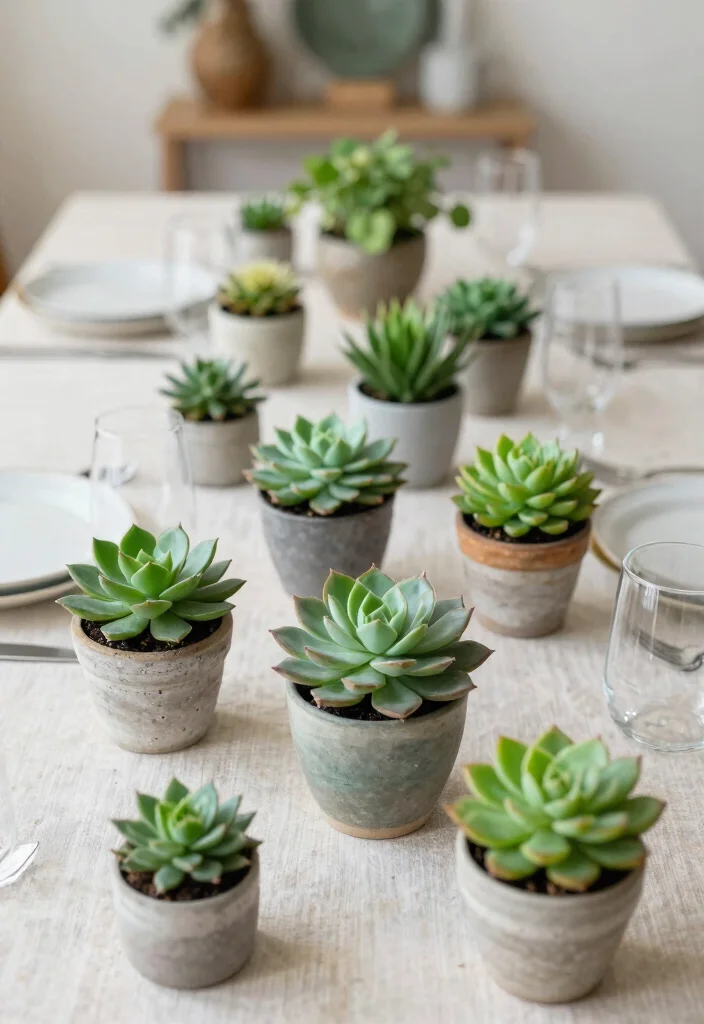 18 Brunch Table Decoration Ideas for a Picture-Perfect Setup - 8. Botanical Accents 1