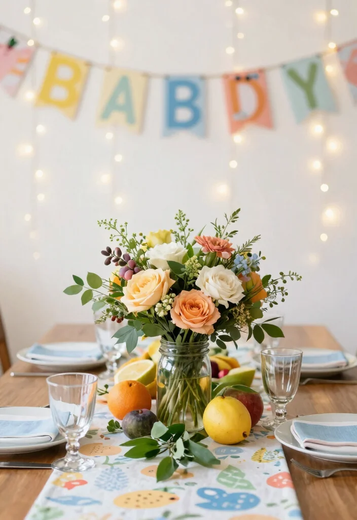 18 Brunch-Themed Baby Shower Ideas Guests Will Adore - 10. Creative Decor Ideas 1