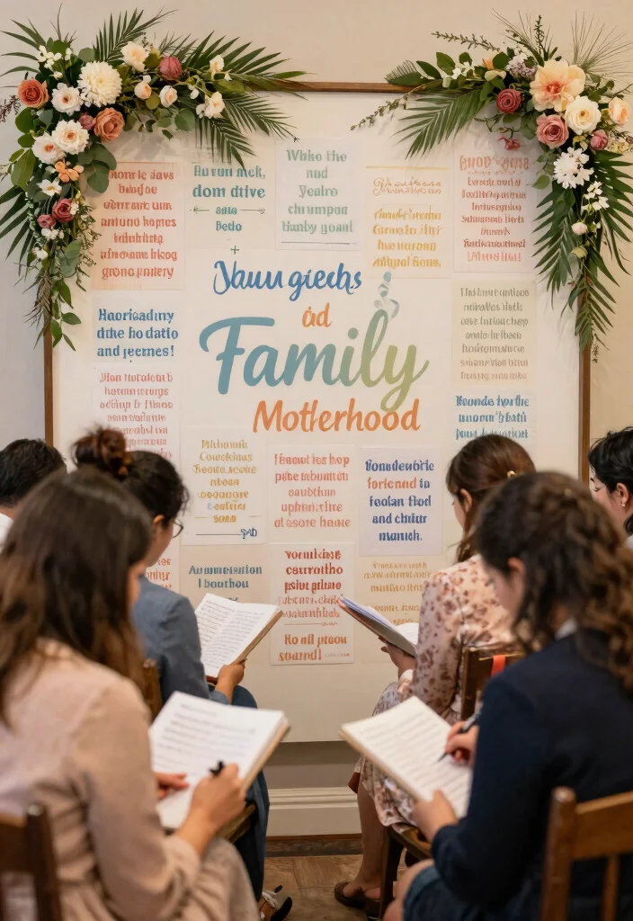 18 Brunch-Themed Baby Shower Ideas Guests Will Adore - 15. Inspirational Quote Corner 1