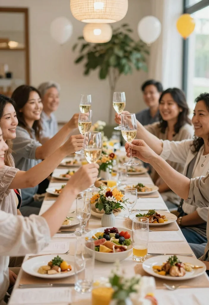 18 Brunch-Themed Baby Shower Ideas Guests Will Adore - 18. Closing Toasts with Well-Wishes 1