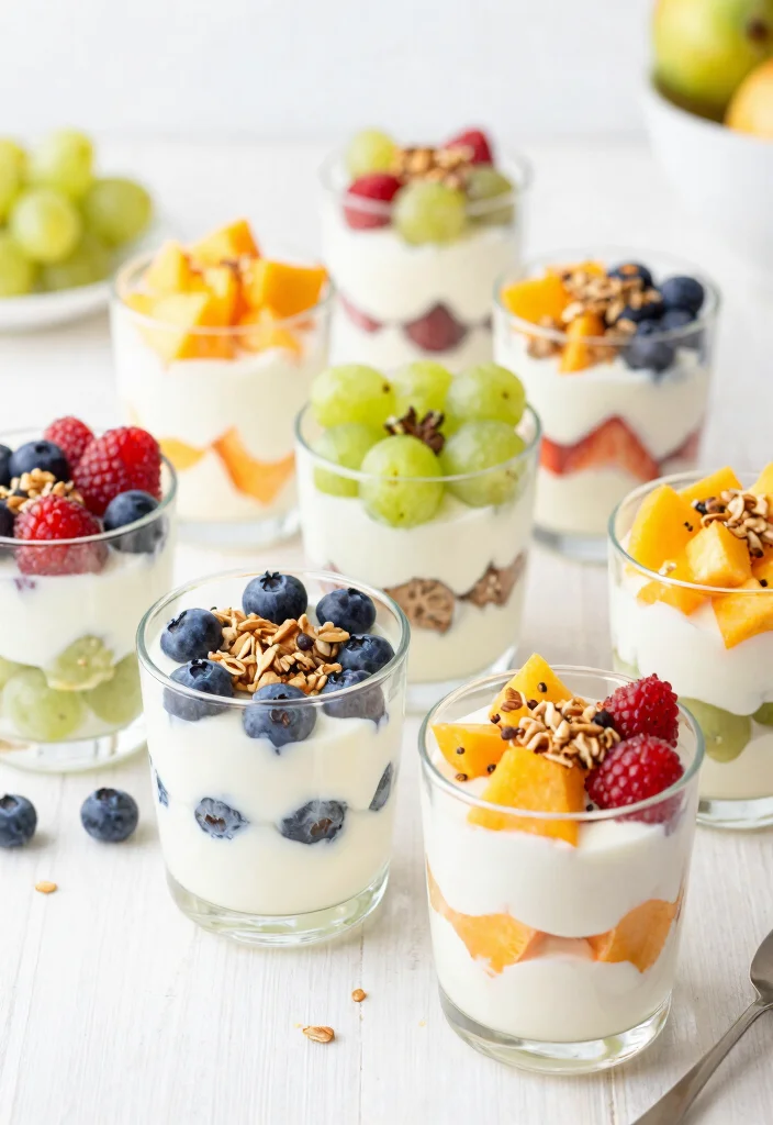 18 Easy Brunch Ideas for a Crowd (Low Stress, Big Flavor) - 13. Fruit and Yogurt Cups 1