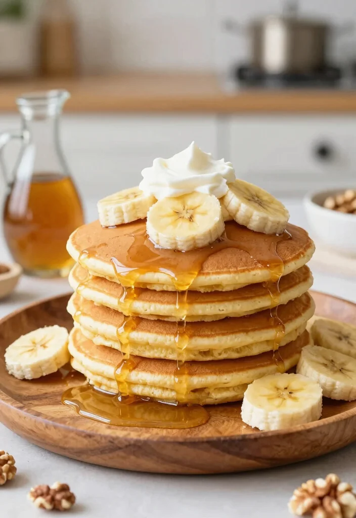 18 Easy Brunch Ideas for a Crowd (Low Stress, Big Flavor) - 2. Fluffy Banana Pancakes 1