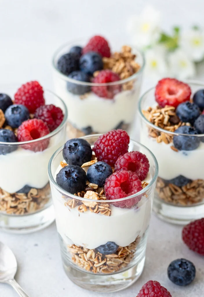 18 Easy Brunch Ideas for a Crowd (Low Stress, Big Flavor) - 5. Mixed Berry Parfaits 1