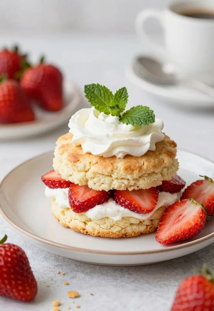 18 Easy Brunch Ideas for a Crowd (Low Stress, Big Flavor) - 6. Easy Strawberry Shortcake 1