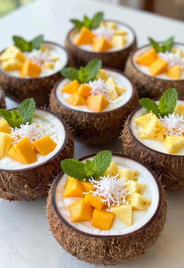 18 Girls’ Brunch Ideas at Home for a Cozy Get-Together - 13. Coconut Yogurt Bowls 1