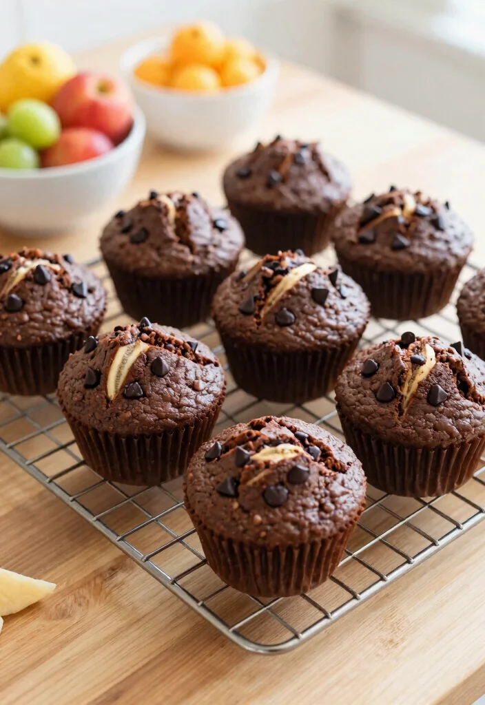 18 Girls’ Brunch Ideas at Home for a Cozy Get-Together - 15. Guilt-Free Chocolate Banana Muffins 1
