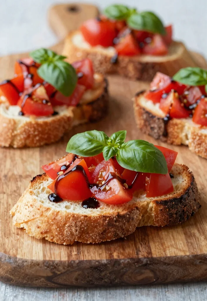 18 Girls’ Brunch Ideas at Home for a Cozy Get-Together - 16. Fresh Herb and Tomato Bruschetta 1
