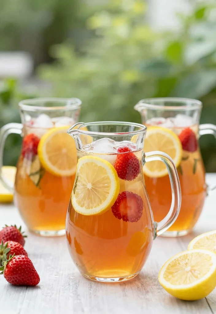 18 Girls’ Brunch Ideas at Home for a Cozy Get-Together - 18. Herbal Iced Teas 1