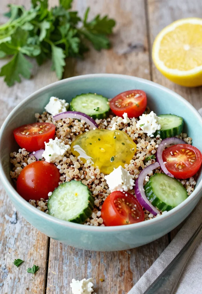 18 Gluten-Free Brunch Ideas That Everyone Will Enjoy - 11. Mediterranean Quinoa Salad 1