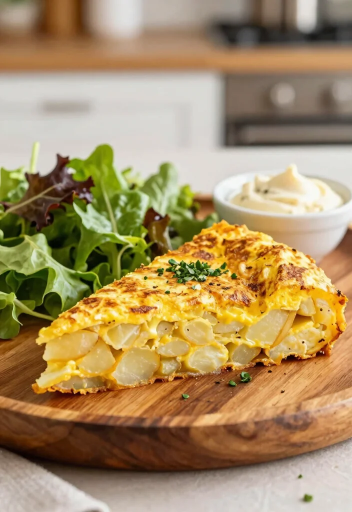 18 Ideas de Brunch en Casa Fáciles y Deliciosas - 11. Tortilla Española 1