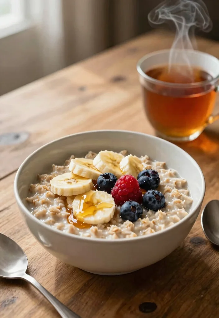 18 Ideas de Brunch en Casa Fáciles y Deliciosas - 17. Porridge de Avena 1