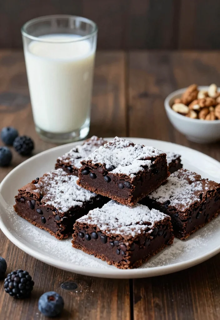 18 Ideas de Brunch en Casa Fáciles y Deliciosas - 18. Brownies de Frijoles Negros 1