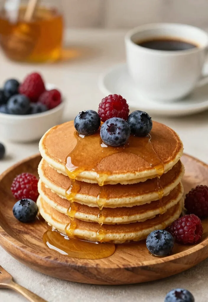 18 Ideas de Brunch en Casa Fáciles y Deliciosas - 5. Pancakes de Avena y Plátano 1