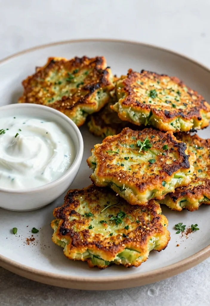 18 Mini Brunch Food Ideas Perfect for Sharing - 11. Zucchini Fritters 1