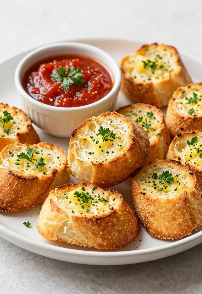 18 Mini Brunch Food Ideas Perfect for Sharing - 15. Garlic Bread Bites 1