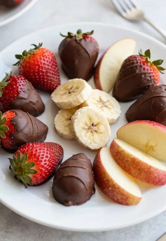 18 Mini Brunch Food Ideas Perfect for Sharing - 18. Chocolate Dipped Fruits 1
