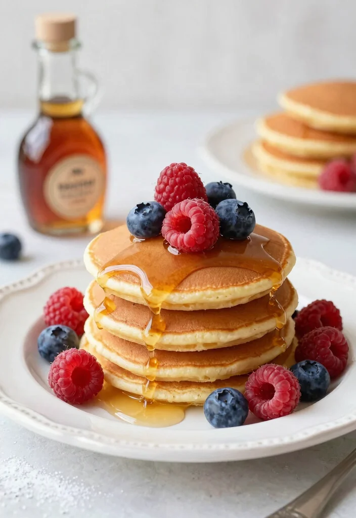 18 Mini Brunch Food Ideas Perfect for Sharing - 4. Mini Pancake Stacks 1
